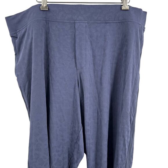 Athleta Brooklyn Pant Size 18 Textured Ankle Purple - Picture 2 of 7